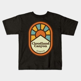 Cloudland Canyon State Park Georgia Camping Hiking Kids T-Shirt